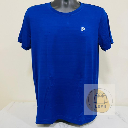 免運現貨秒出皮爾卡登機能衣 緞紋運動圓領衫 Pierre Cardin 男內衣 短袖衫｛樂藝 LOYII｝