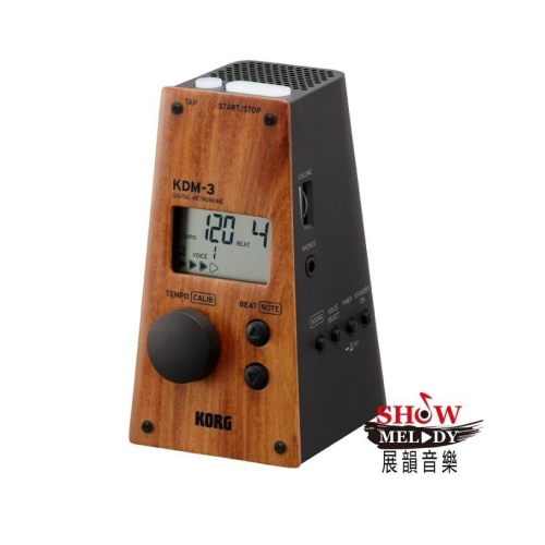 【展韻音樂】 KDM-3 電子節拍器 黑色、白色、原木黑(限量款) KDM3 節拍器