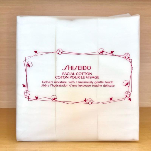 栗子美妝?｜SHISEIDO 資生堂 輕柔感化粧棉 165片/包 不起毛絮 去指甲油 化妝棉 卸妝 化妝綿