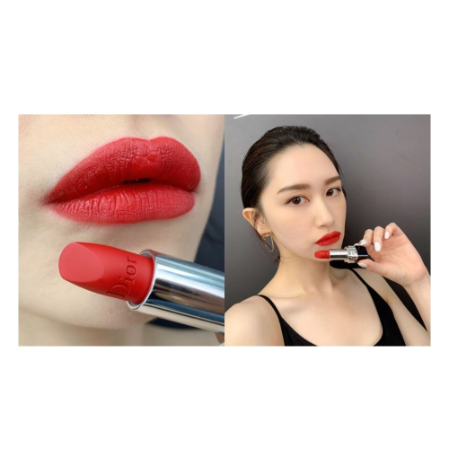 近全新 DIOR 迪奧藍星唇膏999 正紅色 紅色 滋潤 專櫃唇膏 2022年7月到期 含盒 3.5g 派對