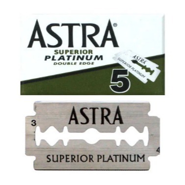 ASTRA Superior Platinum (Gillette) 白金 DE替換刀片*4盒=20刀片