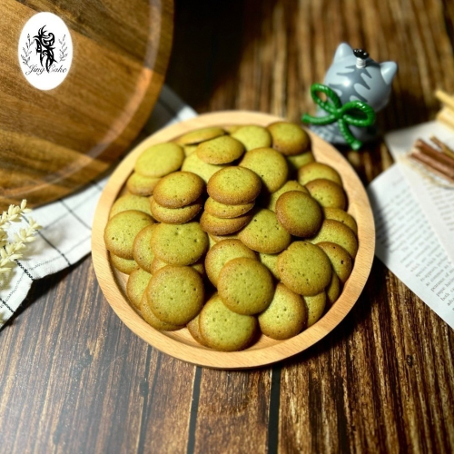 【靜烘培】抹茶貓舌餅乾100g／220g（袋裝）│手工餅乾│抹茶貓舌頭│抹茶蘭朵夏│抹茶貓舌餅乾