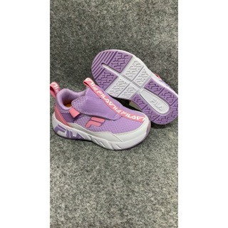 麻糬鞋屋? FILA 女童 輕量4大機能慢跑運動鞋(足弓支撐鞋墊) 2-J832W-959-紫粉 超低直購價850元