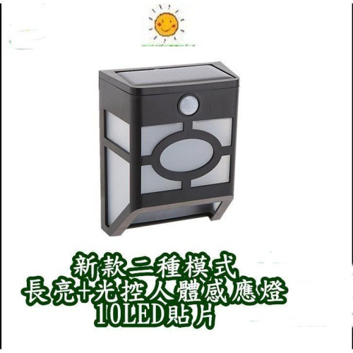 ??四月科技能源?光控人體感應復古壁燈太陽能燈 歐式太陽能籬笆燈 庭院燈戶外燈 A0196-3