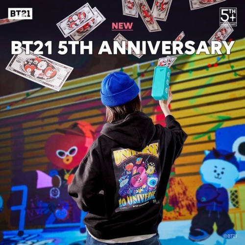 BT21 五週年紀念帽T