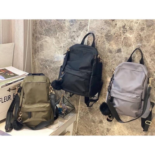 韓國??空運～《♦️免運‼️》?韓國尼龍後背包?好評熱賣款‼️尼龍三用防盜後背包‼️手提、肩背、後背包～防盜後背包