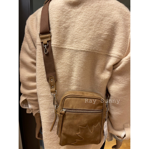 RS代購 Roots全新正品優惠 Roots配件-門市新品 楓葉側背包 滿額贈購物袋