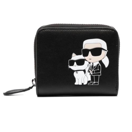 新款《現貨》?【KARL LAGERFELD】卡爾超實用新款皮革短夾