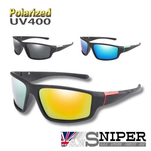 【英國ANSNIPER】SP-KP011-1906 /UV400-保麗萊偏光REVO鏡片運動款男士偏光太陽眼鏡