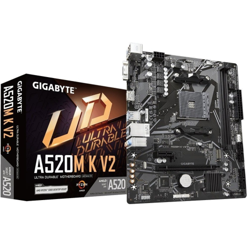 [含稅開發票] 全新 技嘉 A520M-K ARGB AMD AM4 主機板 RYZEN 3000~5000系列都支援