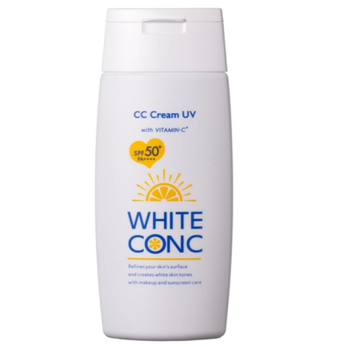 《現貨》小紅豆正品 日本 WHITE CONC 提亮 CC霜 CC UV Ⅱ 75g 防水 全身 臉部用 西柚香
