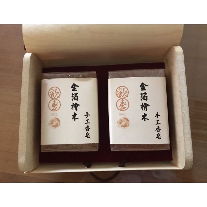 歡喜園 金箔檜木皂～