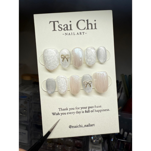 ‼️色差瑕疵‼️手工穿戴式美甲
