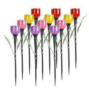 ☆四月科技能源☆光控 太陽能燈 鬱金香 花園燈 草坪燈 花 太陽能1LED 燈A0017[03-4]