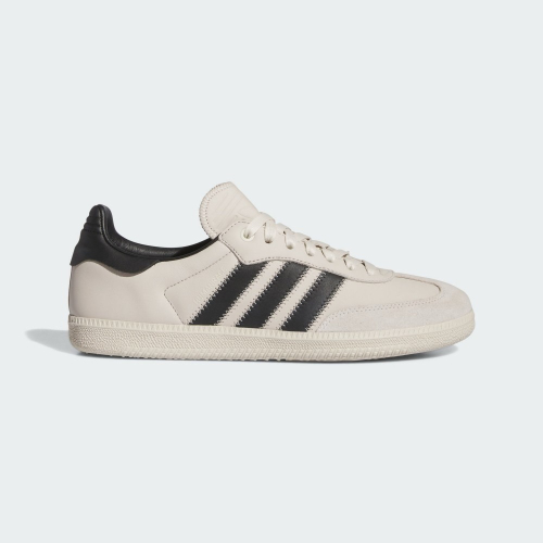 ?adidas * PHARRELL WILLIAMS 聯名款 HUMANRACE SAMBA 黑米白色/黑色/米白色
