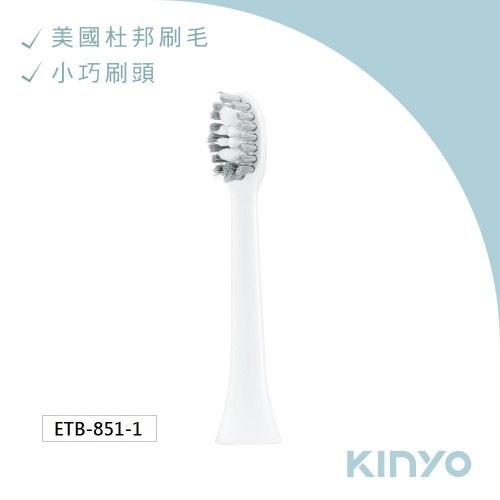【現貨附發票】KINYO 音波電動牙刷替換刷頭 適用ETB-830、ETB-835、ETB-850、ETB-851