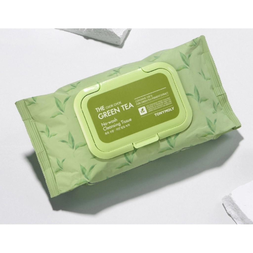 TONYMOLY 水潤綠茶卸妝濕巾, 100張/包 超好用 免沖洗