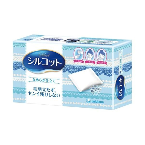 【?做一休三?】日本 Silcot 絲花 化妝棉