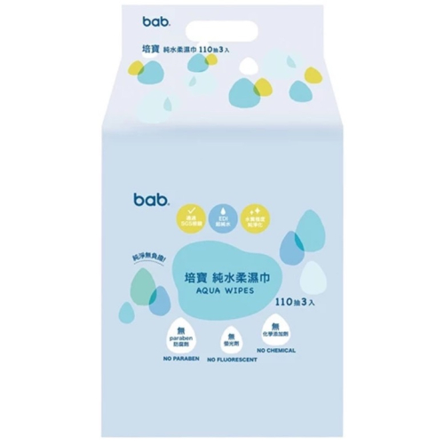 培寶濕紙巾110抽3包裝