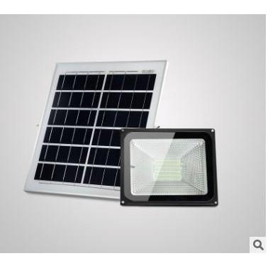 ☆四月科技能源☆光控太陽能燈10W24LED戶外太陽能燈超亮防水光控照明草坪庭院燈新農村綠化太陽能投光燈可遙控A0016
