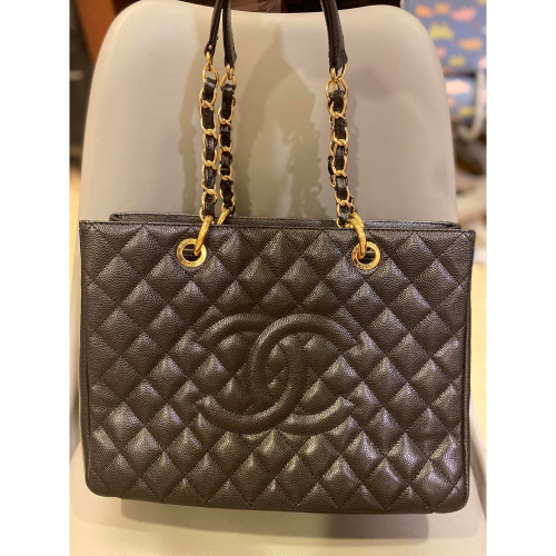 *二手精品* 法國購回 Chanel GST經典款雙肩包 含盒+購證+保卡+防塵袋～保證正品 自售價格低於二手精品店