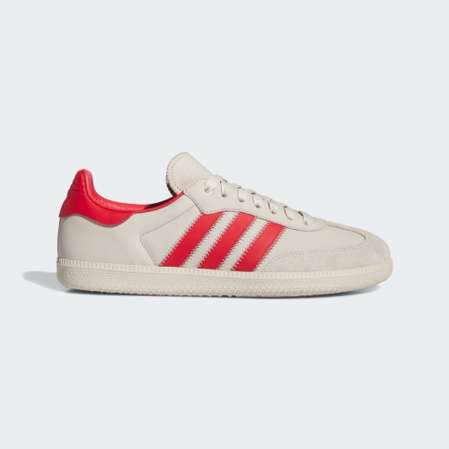 ?adidas * PHARRELL WILLIAMS 聯名款 HUMANRACE SAMBA 紅米白色/紅色/米白色