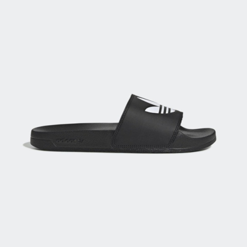 女款 adidas ADILETTE LITE 三葉草 Originals 拖鞋 黑 - FU8298