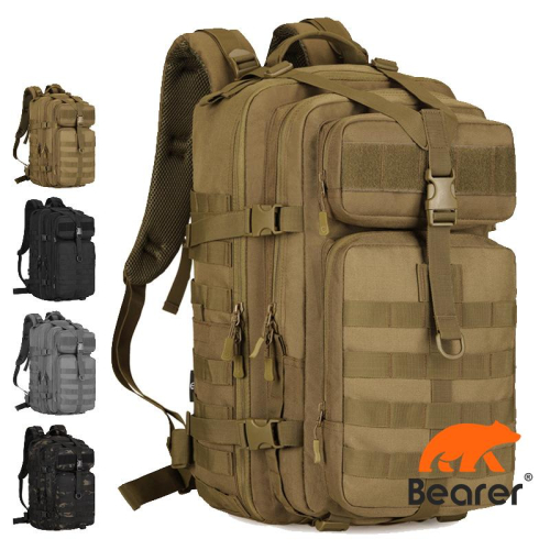 【Bearer】50L防潑水戰術包 戰術後背包 軍規軍用背包 內襯PU塗層 多色可選PP-T14