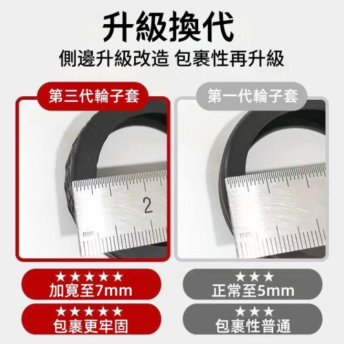 行李箱輪子保護套?平價現貨?加厚紋路 行李箱車輪保護套 靜音保護套 輪子保護套 辦公椅腳套 矽膠保護套