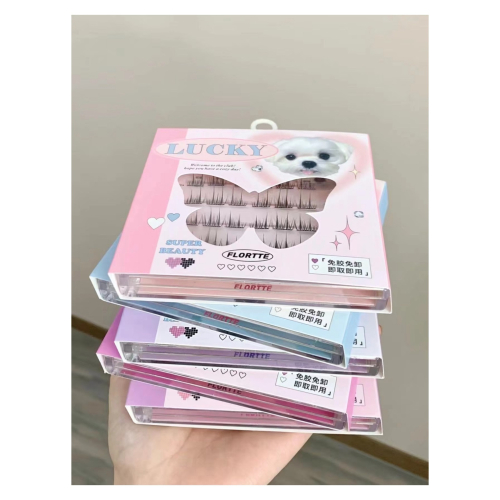 戴栗ლ花洛莉亞ꜰʟᴏʀᴛᴛᴇ免膠假睫毛?本早八懶人愛了