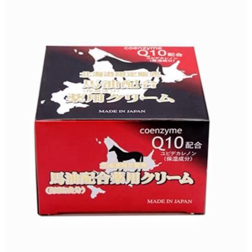 日本??北海道限定 Q10 馬油 CREAM 馬油乳霜 100g