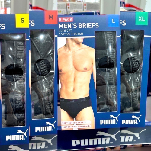 Costco好市多?Puma 男內褲5入組 美國尺寸（US) S~XL 三角褲 everyday brief