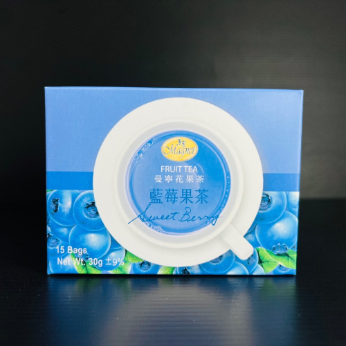 曼寧 藍莓果茶 玫瑰蜜桃果茶15入