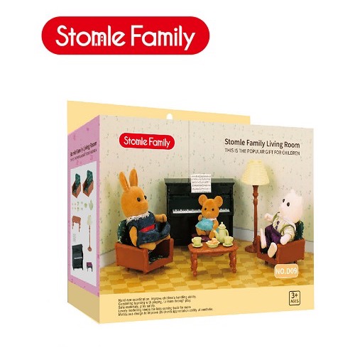 微型娃娃屋 Stomle family 微縮景觀 仿真 傢俱 精緻 玩具 森林森貝爾家族 家家酒 可愛玩具 禮物 擺件