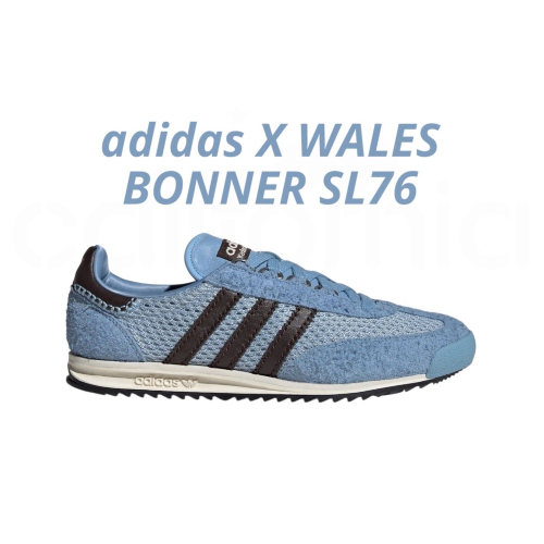 ?adidas X WALES BONNER SL76 聯名款休閒鞋 藍黑色｜湖水藍｜黑色｜白色｜皮革｜麂皮｜網格