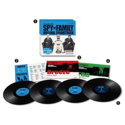 【黑膠】間諜家家酒原聲帶 限量盒裝4LP SPY×FAMILY