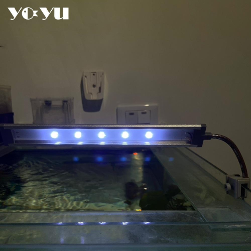 水族燈 魚缸燈 20cm防水燈 水草燈 水族箱燈 夾燈 側夾 背夾 不閃頻 護眼 不傷魚 增豔 變色 水族燈具