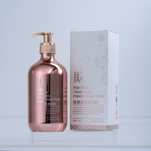 【肽度】澄潤沐浴乳（500ml）_專利胜肽小分子 +石墨烯黑科技+積雪草萃取 修護皮膚&提升柔軟彈性