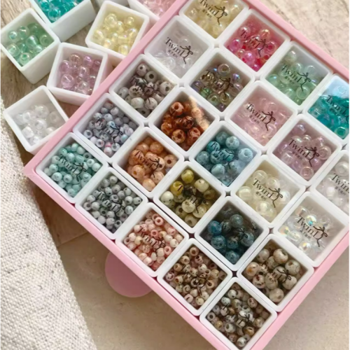 TwinL - 25格美甲飾品3D列印收納盒 . ins風迷你多格整理收納盒