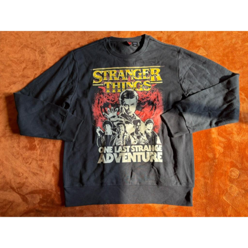 全新怪奇物語Netflix Stranger Things周邊大學T SZ M/L
