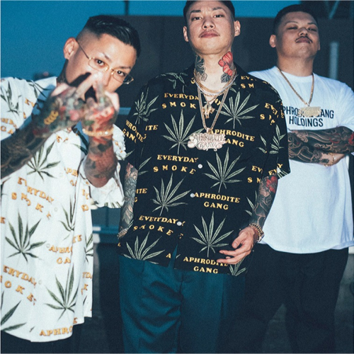 23SS NEW ARRIVALS WAKE UP MARINA 天國東京 T-SHIRT 印花 寬鬆 休閒穿搭