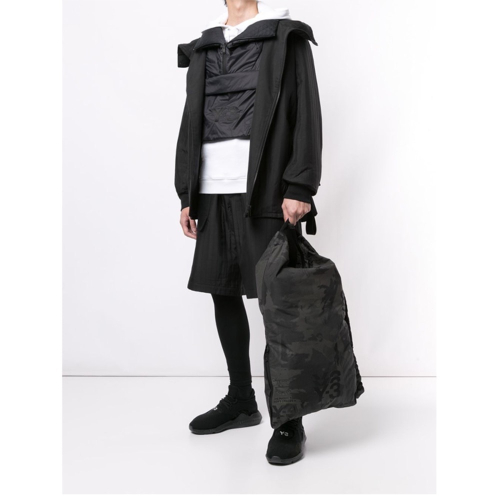 唯ㄧ現貨 ? Y3 (Y-3) ? 絕版精品！機能迷彩、潑墨黑色！紀念款 > 托特包、旅行袋、側背包、斜背包、肩背包！
