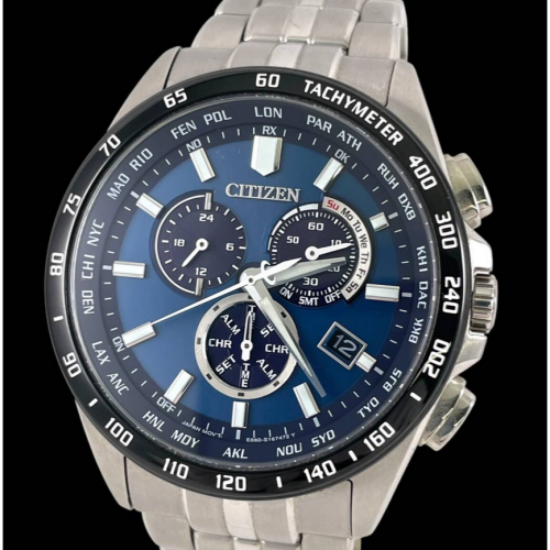 調整收藏~ 讓藏不議價～優惠~ CITIZEN星辰 Gents系列E660-S119936光動能五局電波男錶 藍寶石鏡面