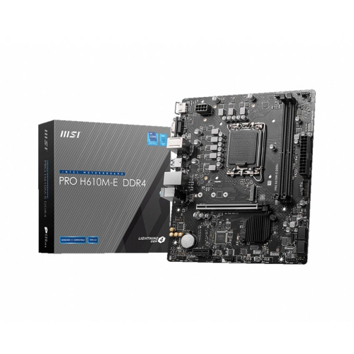 [含稅開發票] 全新 MSI 微星 H610M-E DDR4 M-ATX 主機板/INTEL/12代13代14代主機板