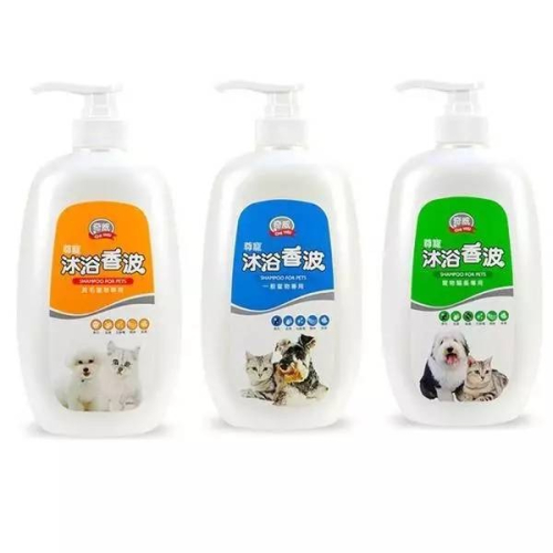 奇威尊寵沐浴香波寵物沐浴乳 800ml (橘) 長毛用/(綠) 驅蚤用/(藍) 一般用