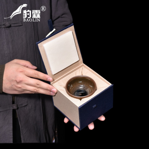 建盞茶杯純手工陶瓷主人單杯單只窯變茶盞茶碗功夫茶具品茗禮盒裝