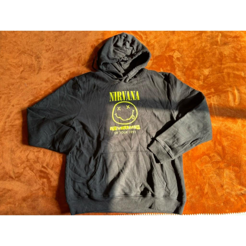 全新超脫團團Nirvana Smiley Logo帽T SZ L