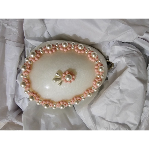 Simone rocha 粉色花蛋包
