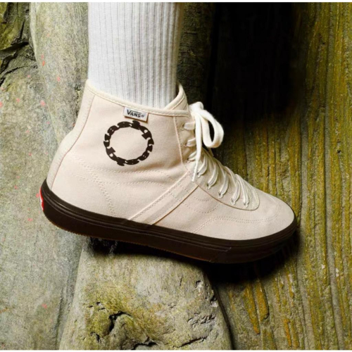 [unclev1966] Vans CROCKETT HIGH DECON x Quasi 聯名 高筒 米白 深膠滑板鞋
