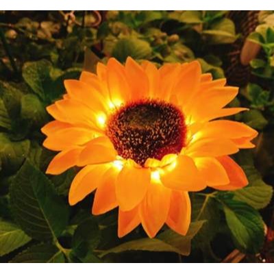 戶外led太陽能玫瑰花燈草坪花園庭院家用簡約現代裝飾節日插地燈